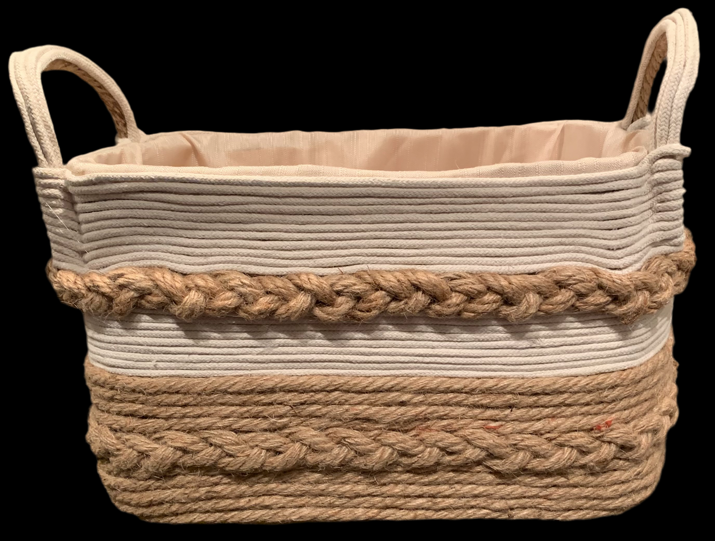 Rustic twist basket