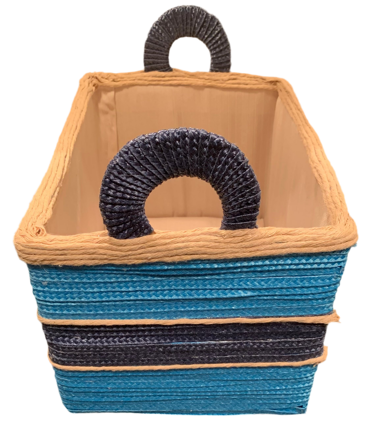 Boho vibrant basket