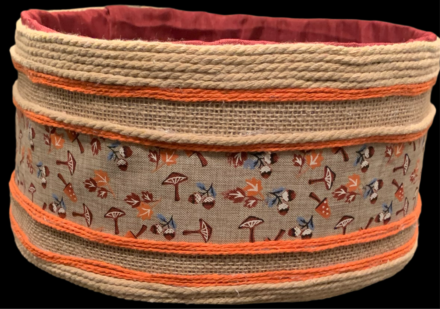 Bohemian round basket