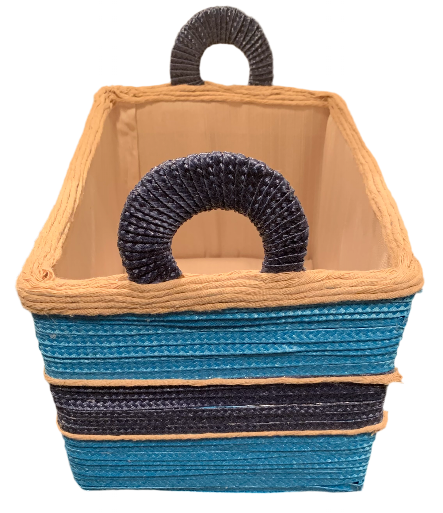 Boho blue baskets