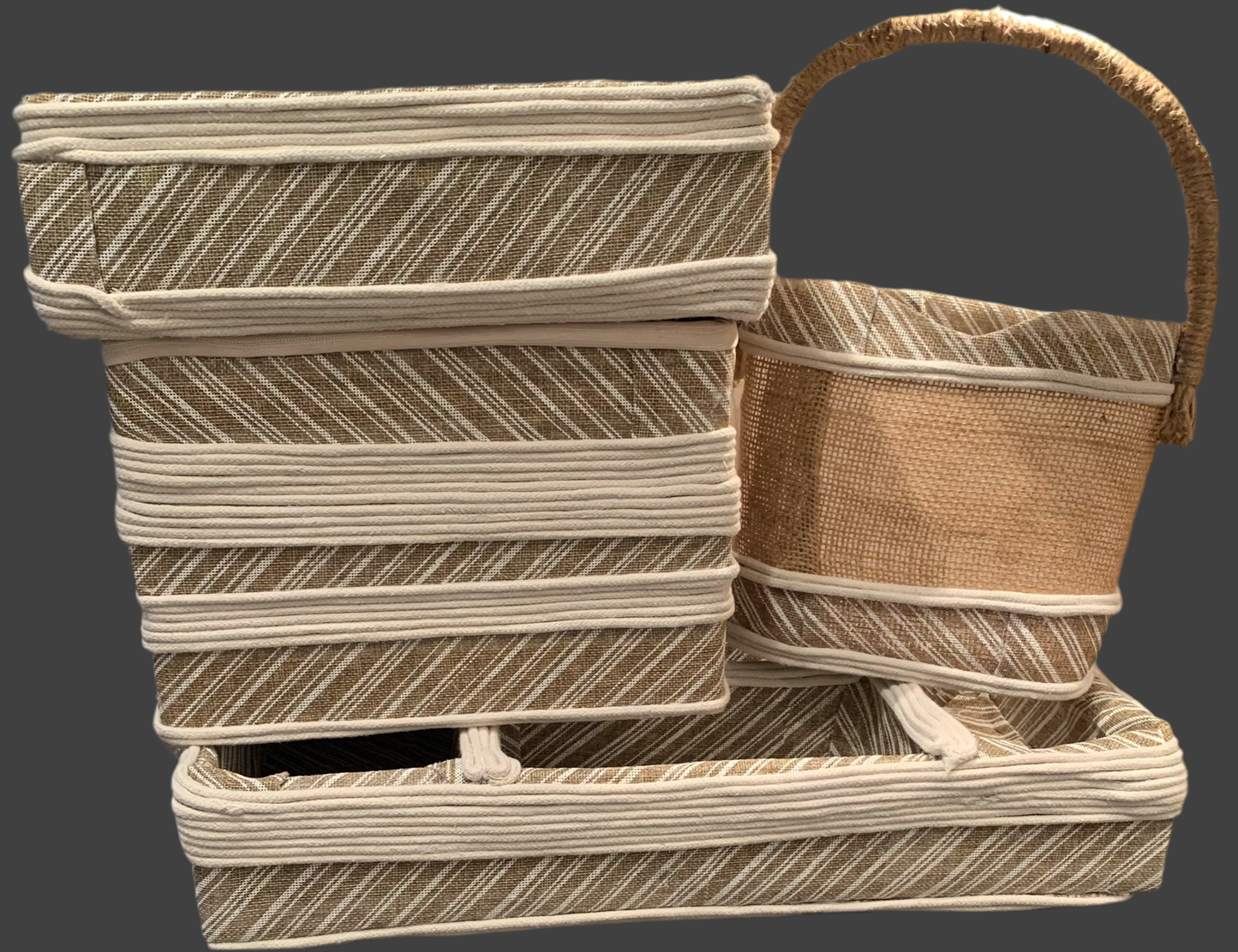 Fancy jute baskets