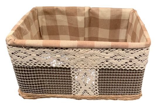 Coquette grey basket