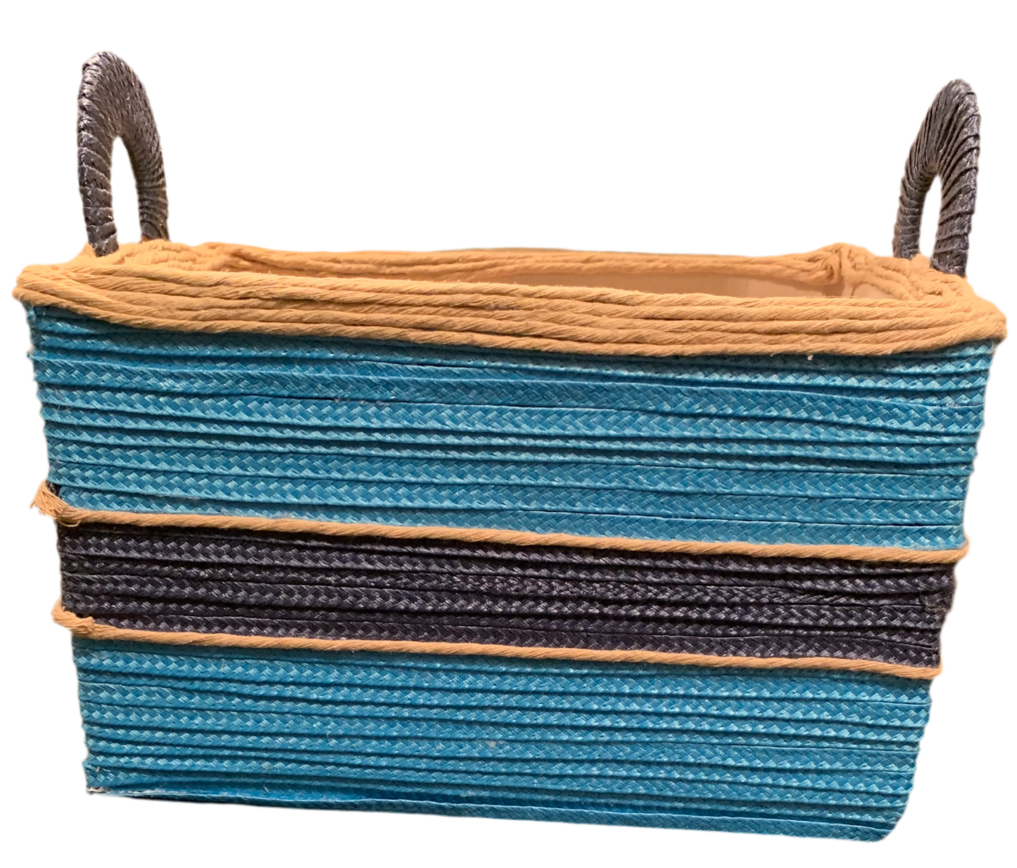 Boho blue baskets